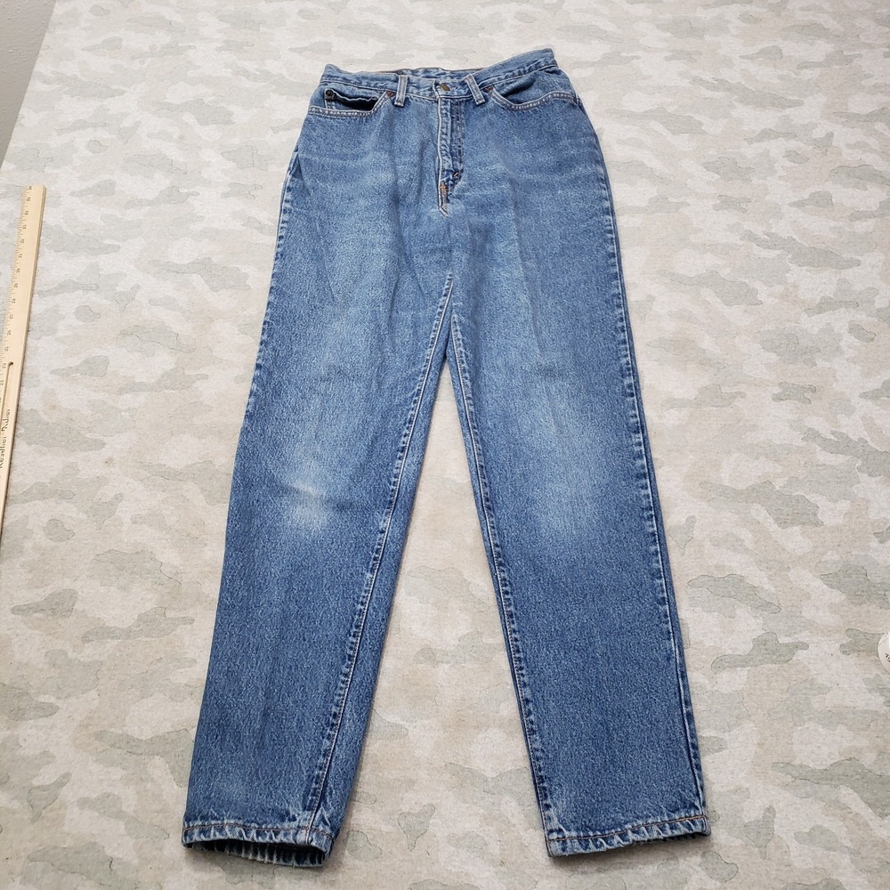 Vintage Levi's 505 Jeans Womens 12 Blue Made In USA Denim 80s 16505-1230‎